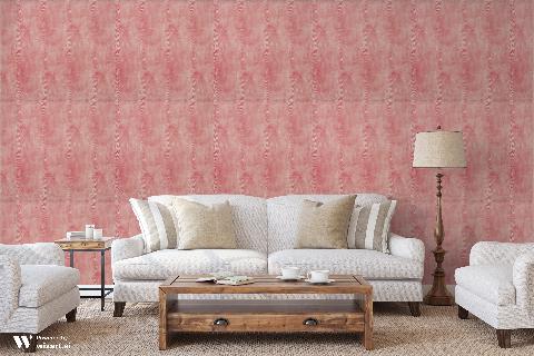 Wood Cardinal Wallpaper - Brunschwig & Fils