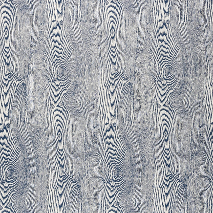 Wood Indigo Wallpaper - Brunschwig & Fils