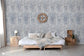 Wood Indigo Wallpaper - Brunschwig & Fils