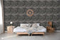 Le Zebre Black Wallpaper - Brunschwig & Fils