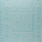 Bombay Aqua Wallpaper - Brunschwig & Fils