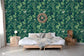 Feuillage Green Wallpaper - Brunschwig & Fils