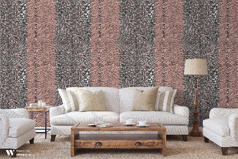 Leopard Rose Wallpaper - Brunschwig & Fils