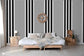 Rayure Lione Grey Wallpaper - Brunschwig & Fils