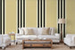 Rayure Lione Beige Wallpaper - Brunschwig & Fils