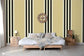 Rayure Lione Beige Wallpaper - Brunschwig & Fils