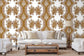 Coppelia Tobacco Wallpaper - Brunschwig & Fils