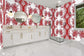 Coppelia Red Wallpaper - Brunschwig & Fils