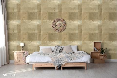 Etsu Silver Gold Wallpaper - Brunschwig & Fils