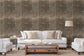 Kiko Nickel Wallpaper - Brunschwig & Fils