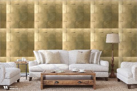 Kiko Bronze Wallpaper - Brunschwig & Fils