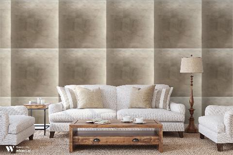 Satoru Silver Wallpaper - Brunschwig & Fils