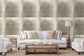 Satoru Pewter Wallpaper - Brunschwig & Fils