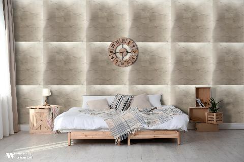 Satoru Pewter Wallpaper - Brunschwig & Fils