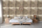 Satoru Silver Gold Wallpaper - Brunschwig & Fils