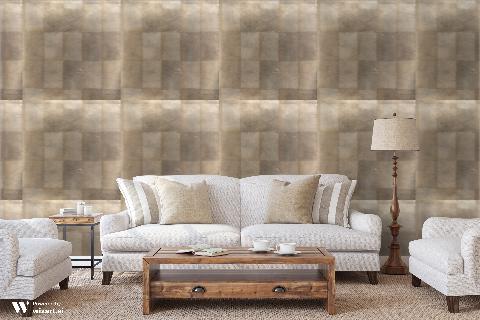 Satoru Nickel Wallpaper - Brunschwig & Fils