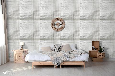 Taki Nickel Wallpaper - Brunschwig & Fils