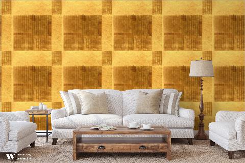 Mai Gold Wallpaper - Brunschwig & Fils