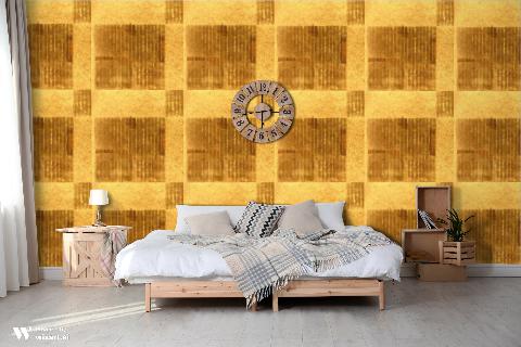 Mai Gold Wallpaper - Brunschwig & Fils