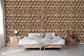 Seki Sepia Wallpaper - Brunschwig & Fils