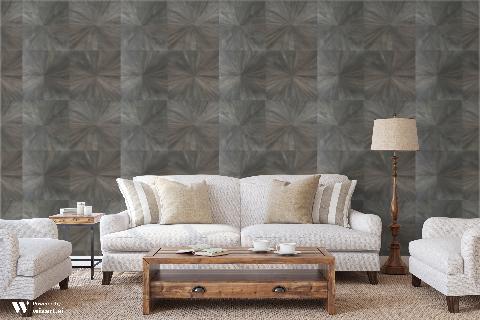 Hayami Grey Pearl Wallpaper - Brunschwig & Fils