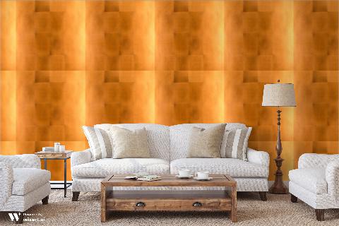 Izumi Copper Wallpaper - Brunschwig & Fils