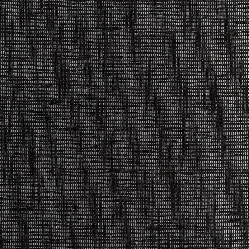 Ino Black Silver Wallpaper - Brunschwig & Fils