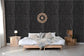 Ino Black Silver Wallpaper - Brunschwig & Fils