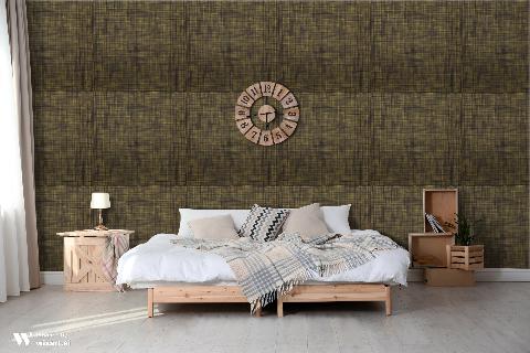 Ino Black Gold Wallpaper - Brunschwig & Fils