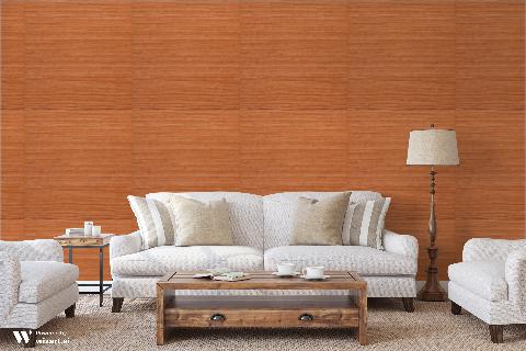 Niyodo Apricot Wallpaper - Brunschwig & Fils