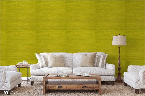 Niyodo Chartreuse Wallpaper - Brunschwig & Fils