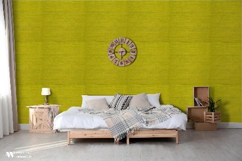 Niyodo Chartreuse Wallpaper - Brunschwig & Fils