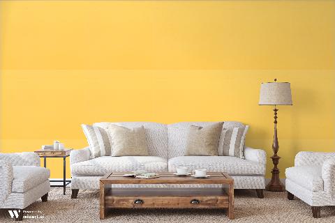 Seijun Yellow Wallpaper - Brunschwig & Fils