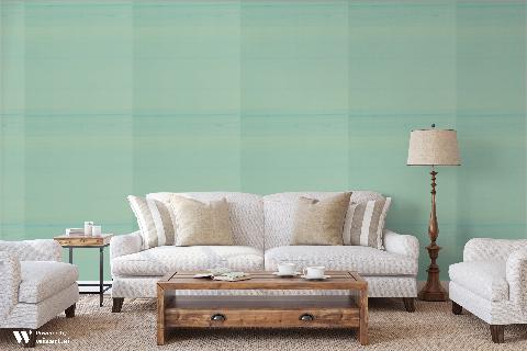 Seijun Aqua Wallpaper - Brunschwig & Fils