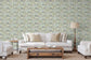 Lodi Garden Grey Wallpaper - Brunschwig & Fils