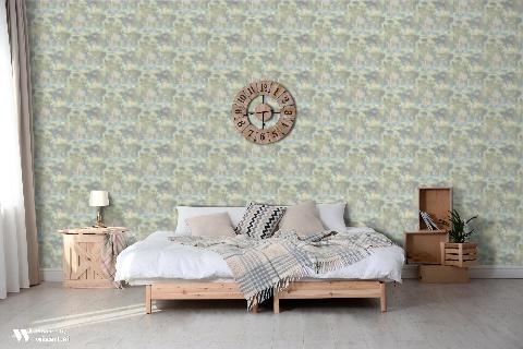 Lodi Garden Grey Wallpaper - Brunschwig & Fils