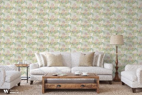 Lodi Garden Ivory Wallpaper - Brunschwig & Fils