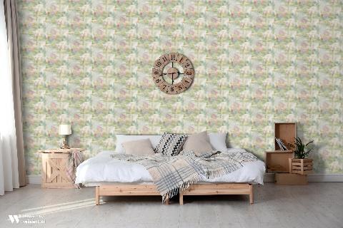 Lodi Garden Ivory Wallpaper - Brunschwig & Fils