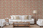 Lodi Garden Red Wallpaper - Brunschwig & Fils