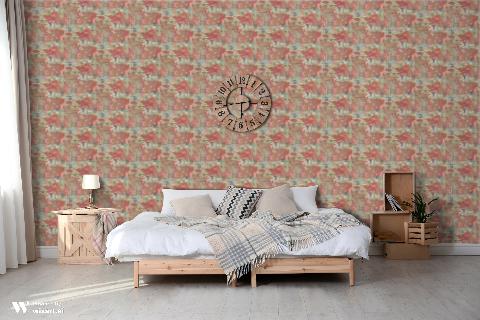 Lodi Garden Red Wallpaper - Brunschwig & Fils