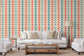 Avera Red Wallpaper - Brunschwig & Fils