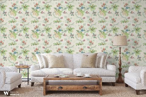 Fabriano White Wallpaper - Brunschwig & Fils