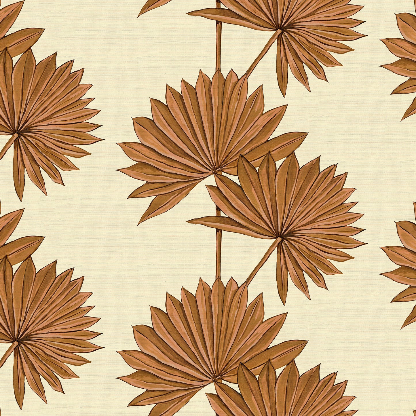 Palmetto Wallpaper - Sand - Wear The Walls