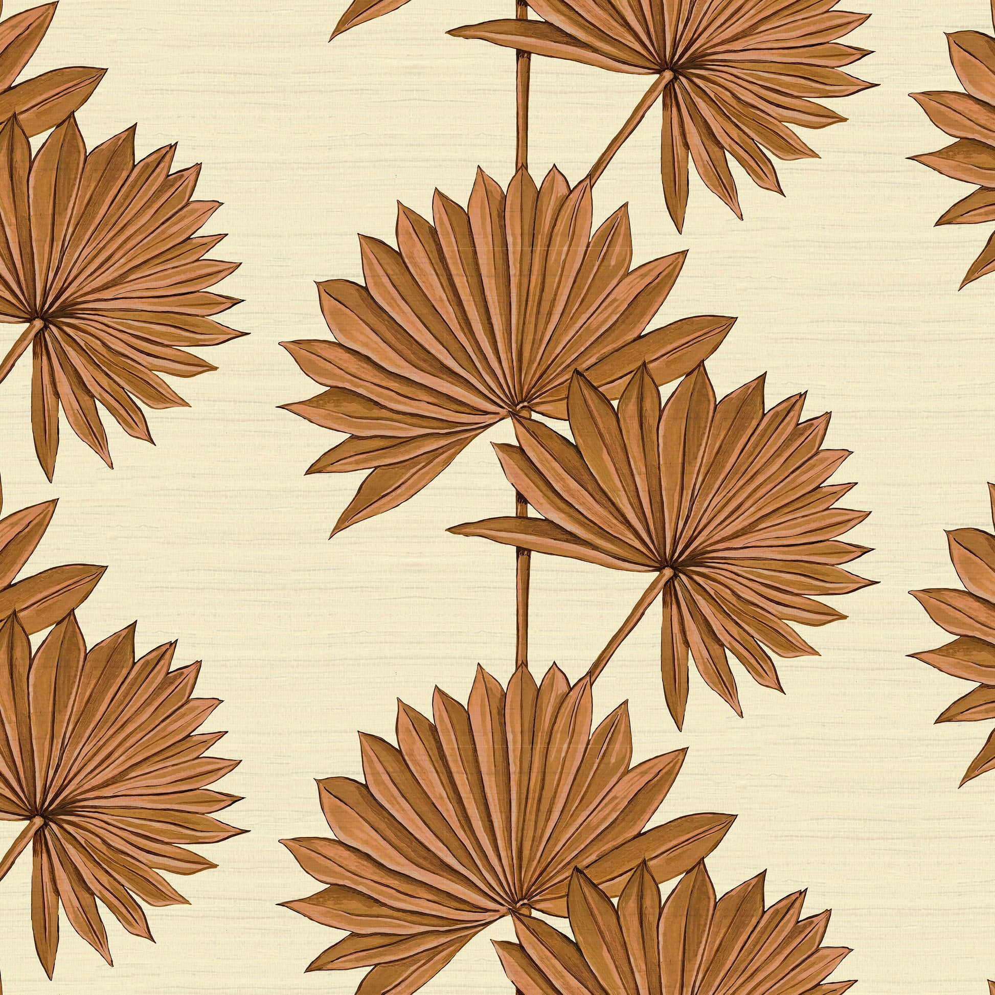 Palmetto Wallpaper - Sand - Wear The Walls