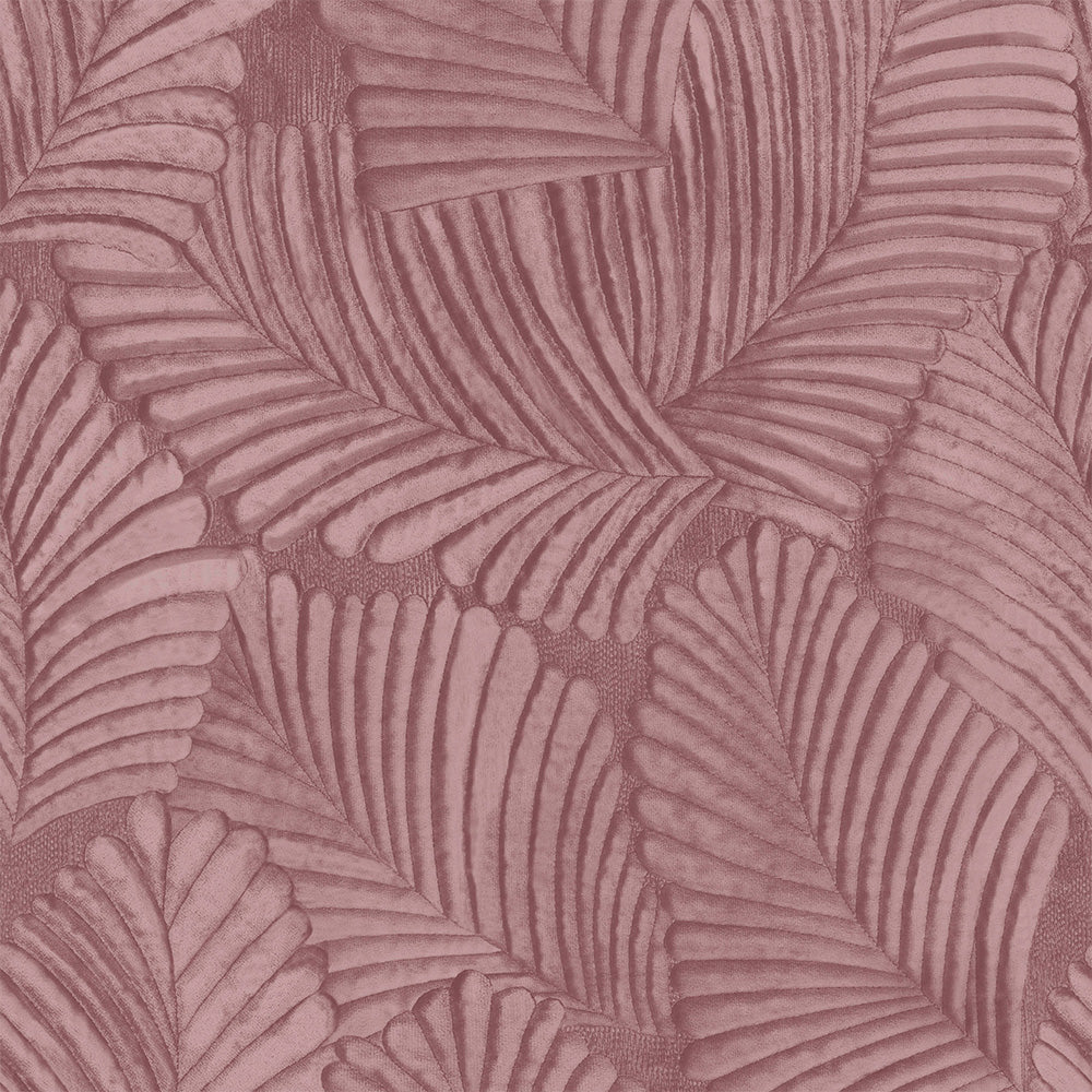 Palmeria Vinyl Wallpaper - Blush - Paoletti