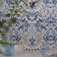 Karakusa Cobalt Room Wallpaper