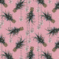 Pineapple And Petals Wallpaper - Flamingo - Petronella Hall