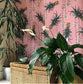 Pineapple And Petals Wallpaper - Flamingo - Petronella Hall