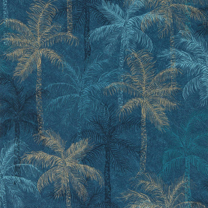 Palmyra Wallpaper - Midnight - Clarke & Clarke