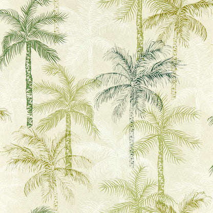 Palmyra Wallpaper - Palm - Clarke & Clarke